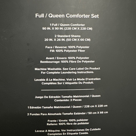 Ugg Devon Full / Queen Comforter Set - Picture 9 of 10